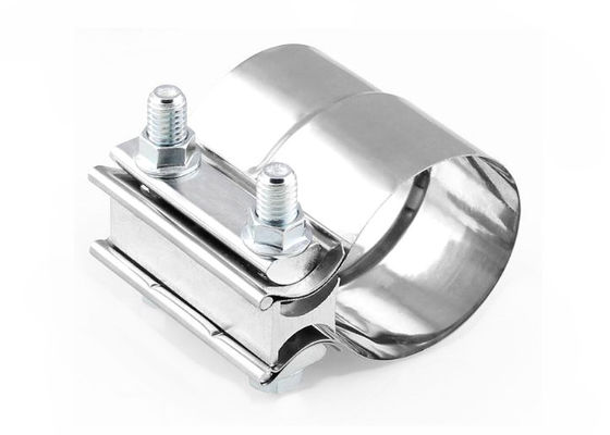 Car Part Stainless Steel Exhaust Sleeve Butt Joint Clamp Exhaust Pipe Sleeve Coupler 2.0&quot; 2.25&quot; 2.5&quot; 3.0&quot; 4.0&quot;