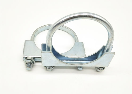 Galvanized U-Bolt Steel Exhaust Clamp For Pipe Size 2&quot;