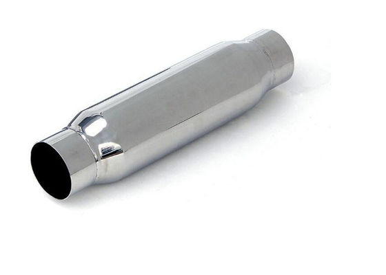 2.5&quot;  Inlet Round 14&quot; Stainless Steel Exhaust Resonator