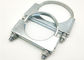 Multiple 2 1/2&quot; Chrome Exhaust Saddle Clamp